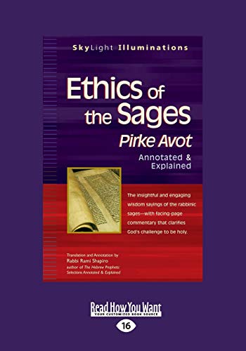 Stock image for Ethics Of The Sages: Pirke Avot-Annotated & Explained for sale by GF Books, Inc.