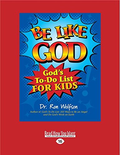 9781459680517: Be Like God: God's To-Do List for Kids