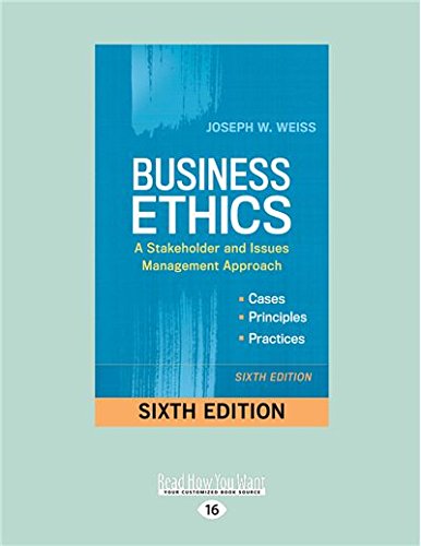 9781459682719: Business Ethics: A Stakeholder and Issues Management Approach