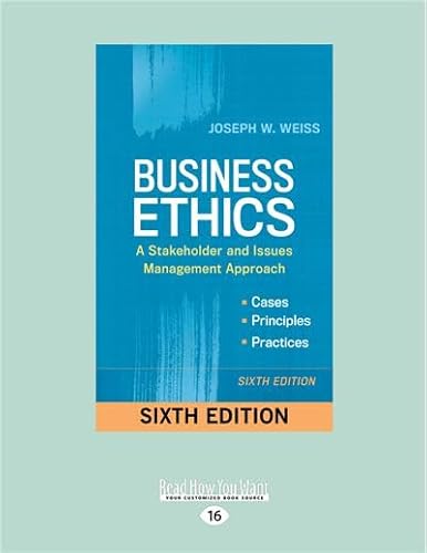 9781459682719: Business Ethics: A Stakeholder and Issues Management Approach