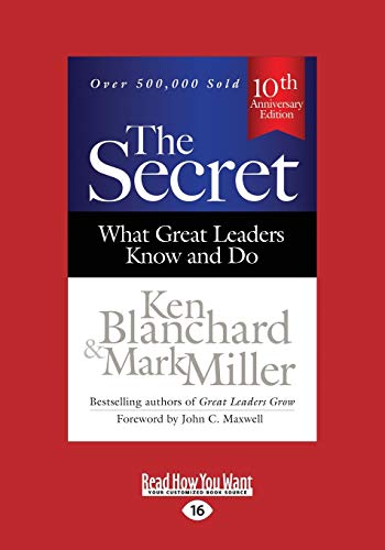 Stock image for The Secret: What Great Leaders Know and Do (Third Edition) for sale by Zoom Books Company
