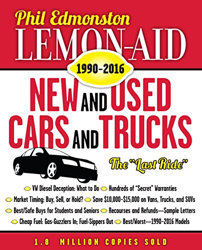 Imagen de archivo de Lemon-Aid New and Used Cars and Trucks 1990 "2016 a la venta por HPB-Ruby