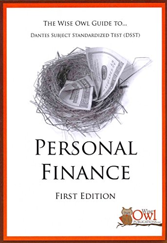Stock image for The Wise Owl Guide to  Dantes Subject Standardized Test (DSST): Personal Finance for sale by HPB-Red