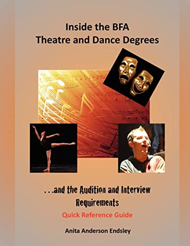 Stock image for Inside the BFA Theatre and Dance Degrees.and the Audition and Interview Requirements for sale by Lucky's Textbooks