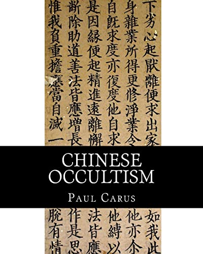Chinese Occultism (9781461190417) by Carus, Paul