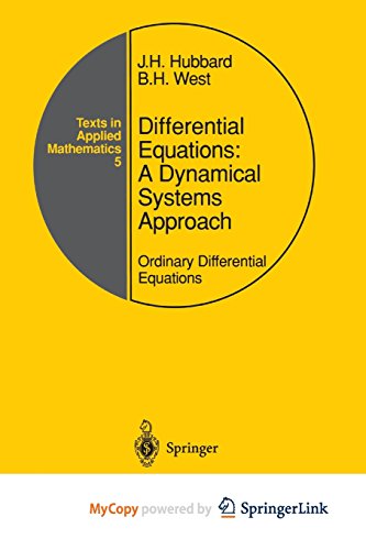 9781461209386: Differential Equations: A Dynamical Systems Approach : Ordinary Differential Equations