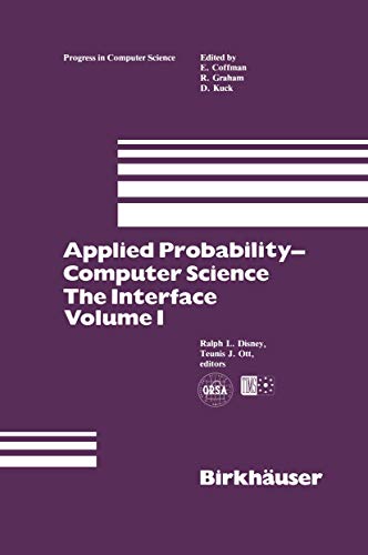 Stock image for Applied Probability-Computer Science: The Interface Volume 1 for sale by Chiron Media