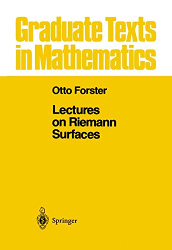 9781461259633: Lectures on Riemann Surfaces: 81