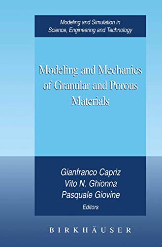 9781461266037: Modeling and Mechanics of Granular and Porous Materials