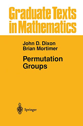 9781461268857: Permutation Groups: 163