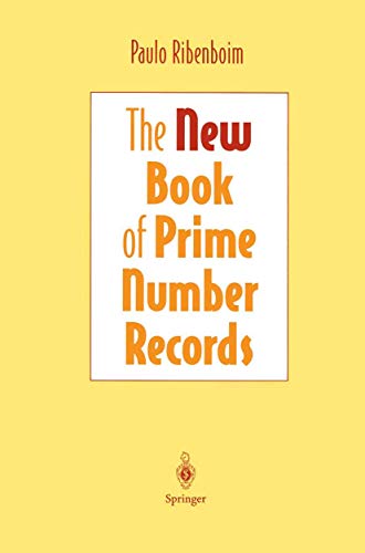 9781461268925: The New Book of Prime Number Records