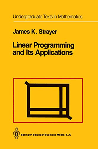 9781461269823: Linear Programming and Its Applications