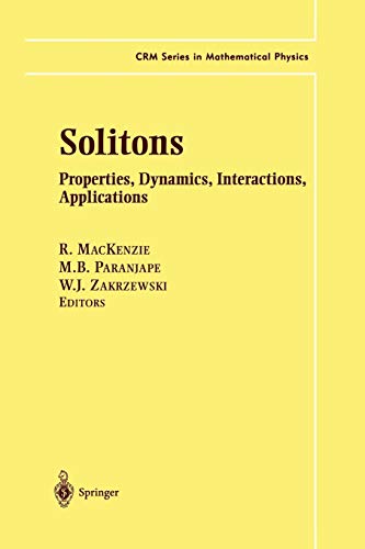 9781461270638: Solitons: Properties, Dynamics, Interactions, Applications