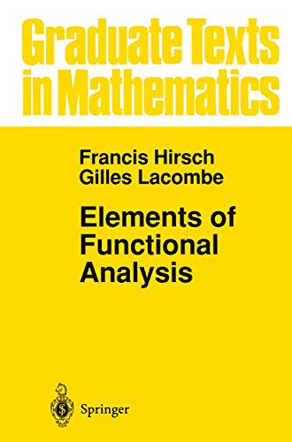 9781461271468: Elements of Functional Analysis (Graduate Texts in Mathematics, 192)