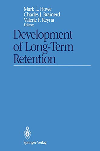 Imagen de archivo de Development of Long-term Retention a la venta por Revaluation Books