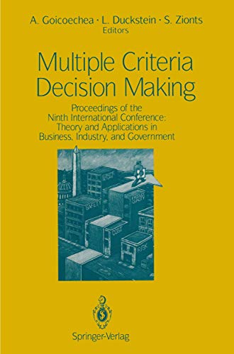 9781461277194: Multiple Criteria Decision Making: Proceedings of the Ninth International Conference: Theory and Applications in Business, Industry, and Government