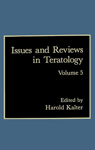 Stock image for Issues and Reviews in Teratology: Volume 5 for sale by THE SAINT BOOKSTORE