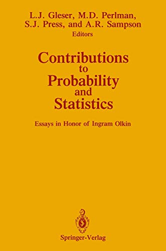 Stock image for Contributions to Probability and Statistics: Essays in Honor of Ingram Olkin for sale by Lucky's Textbooks