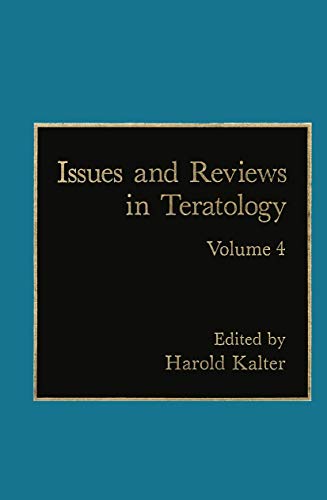Stock image for Issues and Reviews in Teratology: Volume 4 for sale by THE SAINT BOOKSTORE