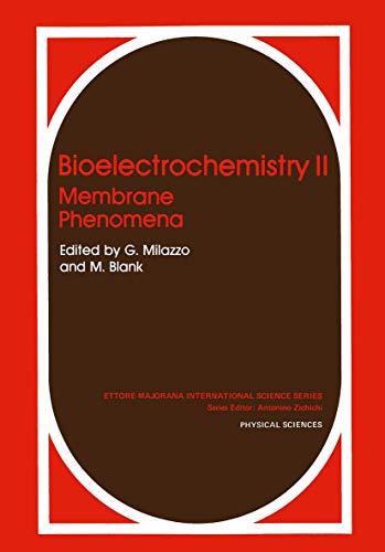 Beispielbild fr Bioelectrochemistry II: Membrane Phenomena zum Verkauf von THE SAINT BOOKSTORE