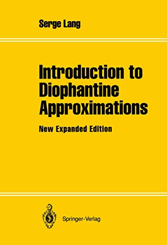 9781461287001: Introduction to Diophantine Approximations: New Expanded Edition