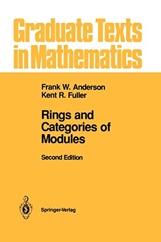 9781461287636: Rings and Categories of Modules: 13 (Graduate Texts in Mathematics)