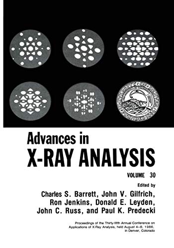 Stock image for Advances in X-Ray Analysis: Vol 30 for sale by Revaluation Books