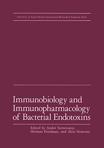 Stock image for Immunobiology and Immunopharmacology of Bacterial Endotoxins for sale by THE SAINT BOOKSTORE