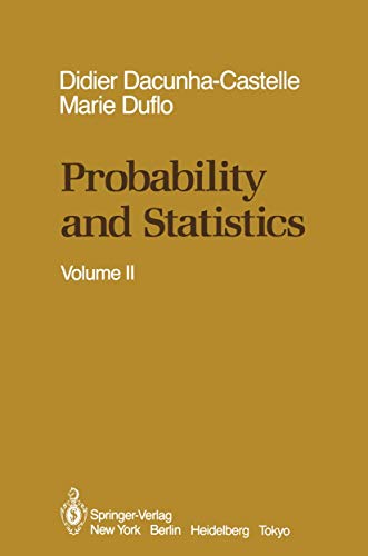 9781461293392: Probability and Statistics: Volume II