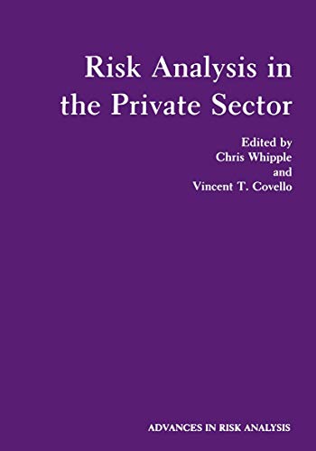 Stock image for Risk Analysis in the Private Sector for sale by Books Puddle