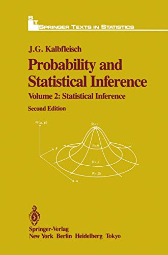 Stock image for Probability and Statistical Inference : Volume 2: Statistical Inference for sale by Chiron Media