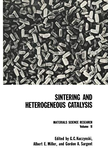 Stock image for Sintering and Heterogeneous Catalysis (Materials Science Research, 16) for sale by Lucky's Textbooks