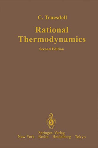 9781461297376: Rational Thermodynamics