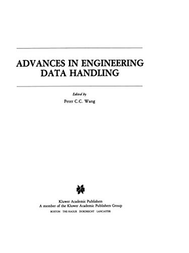 Stock image for Advances in Engineering Data Handling: Case Studies for sale by Revaluation Books