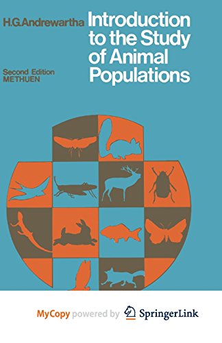 9781461333258: Introduction to the Study of Animal Populations: 2. edition. Reprintedition