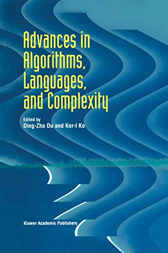 9781461333968: Advances in Algorithms, Languages, and Complexity