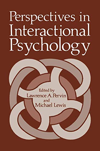 Beispielbild fr Perspectives in Interactional Psychology zum Verkauf von Blackwell's