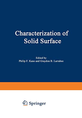 Stock image for Characterization of Solid Surfaces for sale by Lucky's Textbooks
