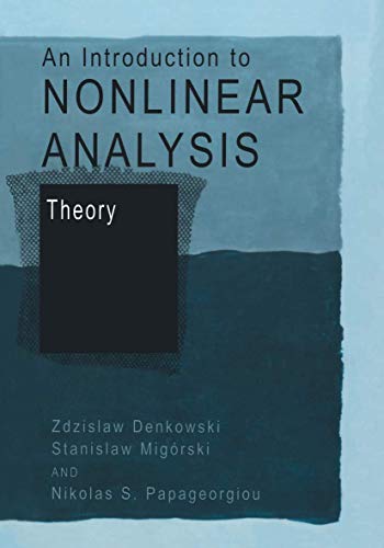 Imagen de archivo de An Introduction to Nonlinear Analysis: Theory a la venta por GF Books, Inc.