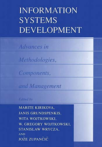 Imagen de archivo de Information Systems Development: Advances in Methodologies, Components, and Management a la venta por Lucky's Textbooks