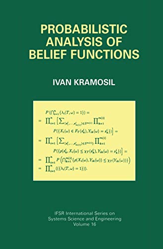 9781461351450: Probabilistic Analysis of Belief Functions (IFSR International Series in Systems Science and Systems Engineering, 16)