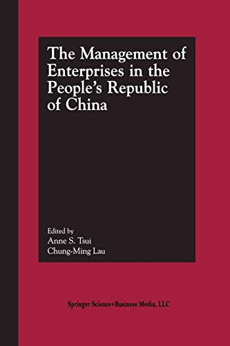 9781461353928: The Management of Enterprises in the People's Republic of China