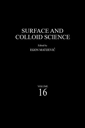 Stock image for Surface and Colloid Science for sale by GF Books, Inc.