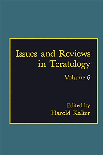 Stock image for Issues and Reviews in Teratology: Volume 6 for sale by THE SAINT BOOKSTORE