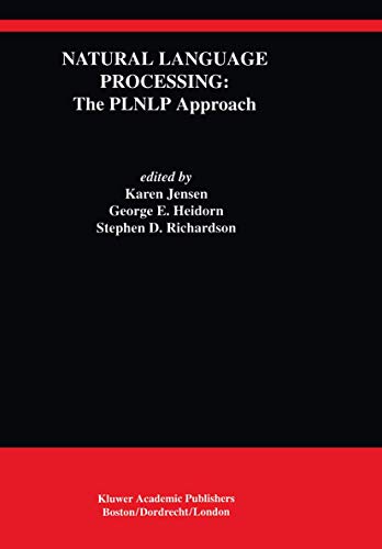 9781461363897: Natural Language Processing: The Plnlp Approach: 196 (The Springer International Series in Engineering and Computer Science)