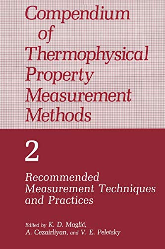 9781461364450: Compendium of Thermophysical Property Measurement Methods: Volume 2 Recommended Measurement Techniques and Practices
