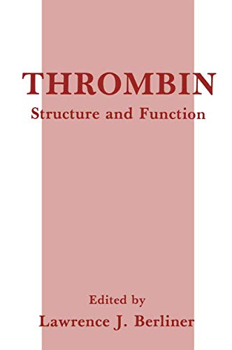 9781461364504: Thrombin: Structure and Function