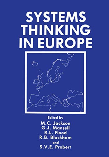 9781461366690: Systems Thinking in Europe