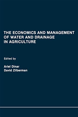 9781461368014: The Economics and Management of Water and Drainage in Agriculture