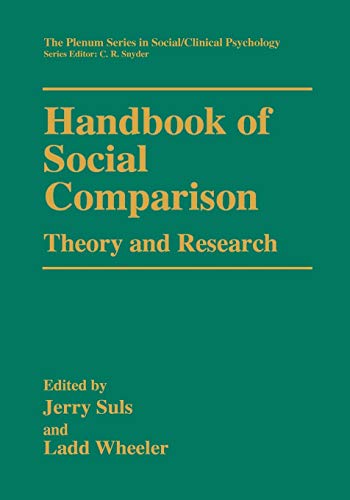 Stock image for Handbook of Social Comparison : Theory and Research for sale by Ria Christie Collections